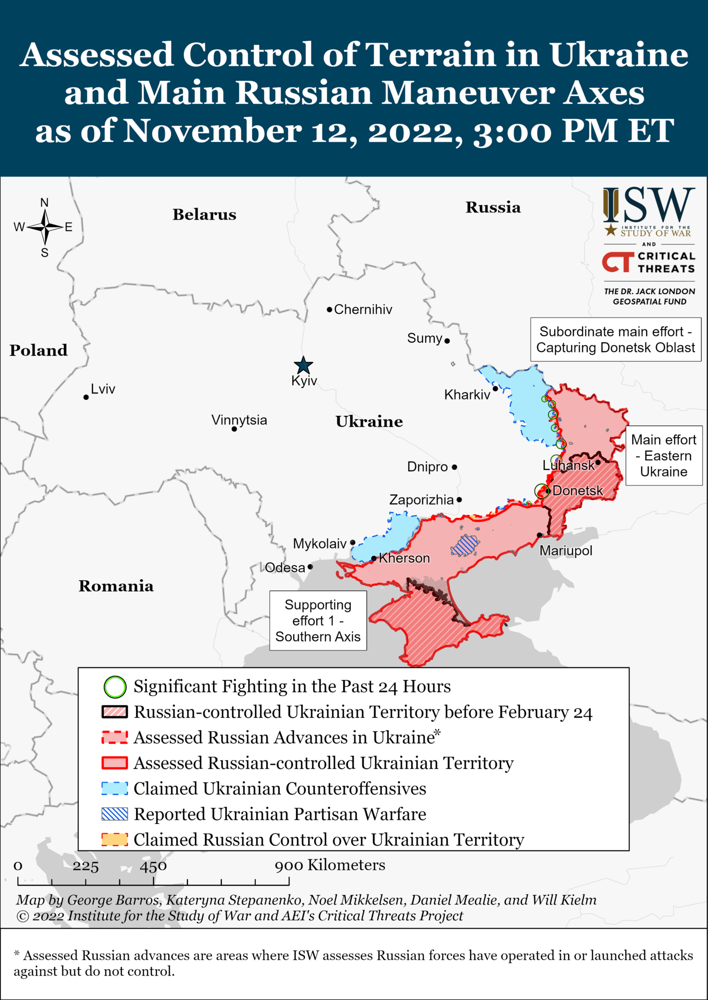 Ситуация на фронте в Украине