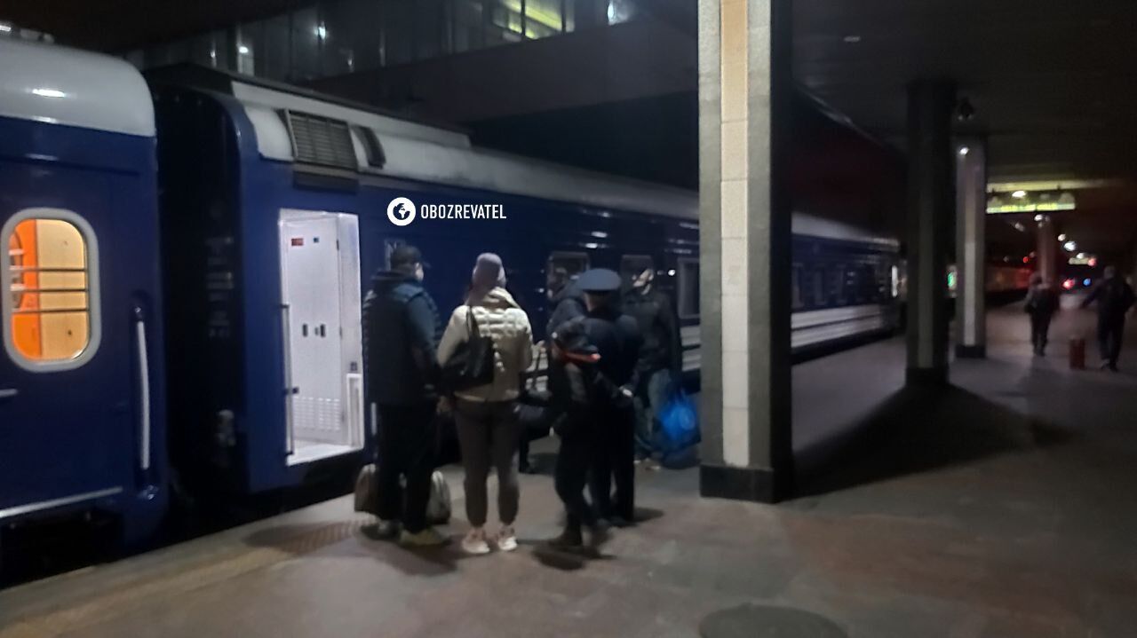 Посадка на поезд Киев – Николаев