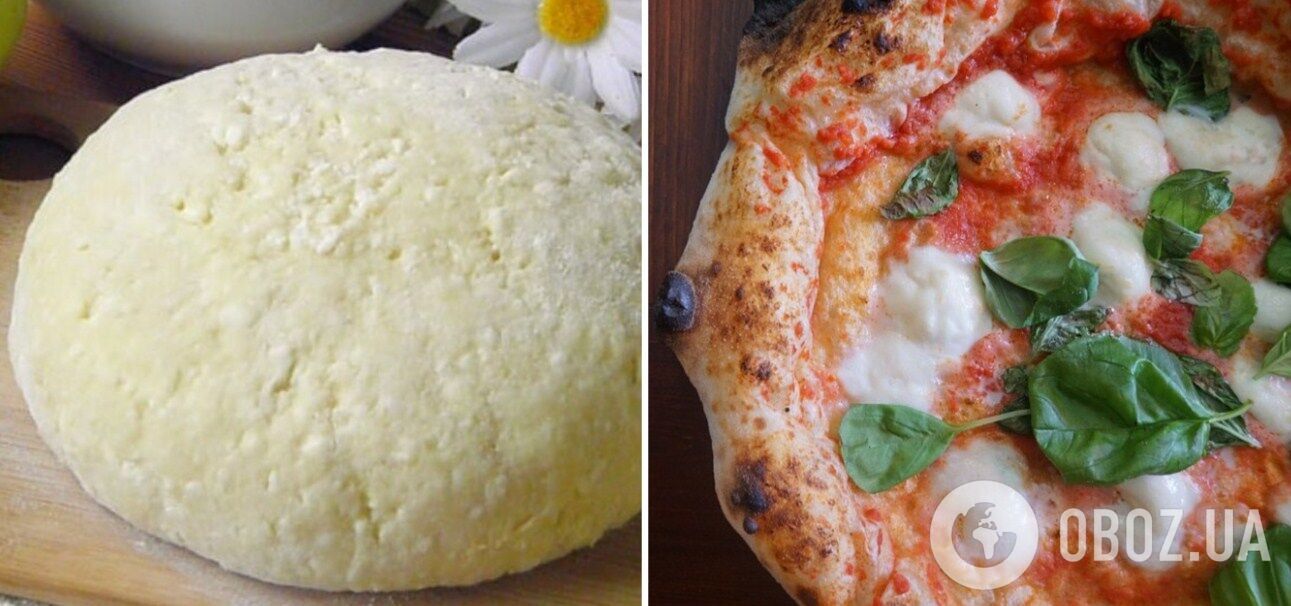 Рецепт тонкого сирного тіста для піци