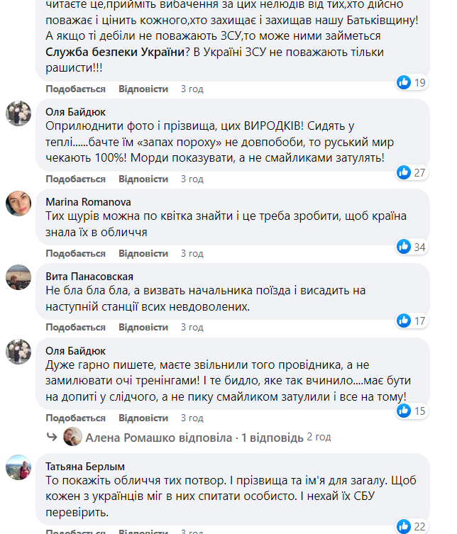 Те, що він почув, його ранило: українці вимагають покарати пасажирів ''Укрзалізниці'', які образили військового. Фото 