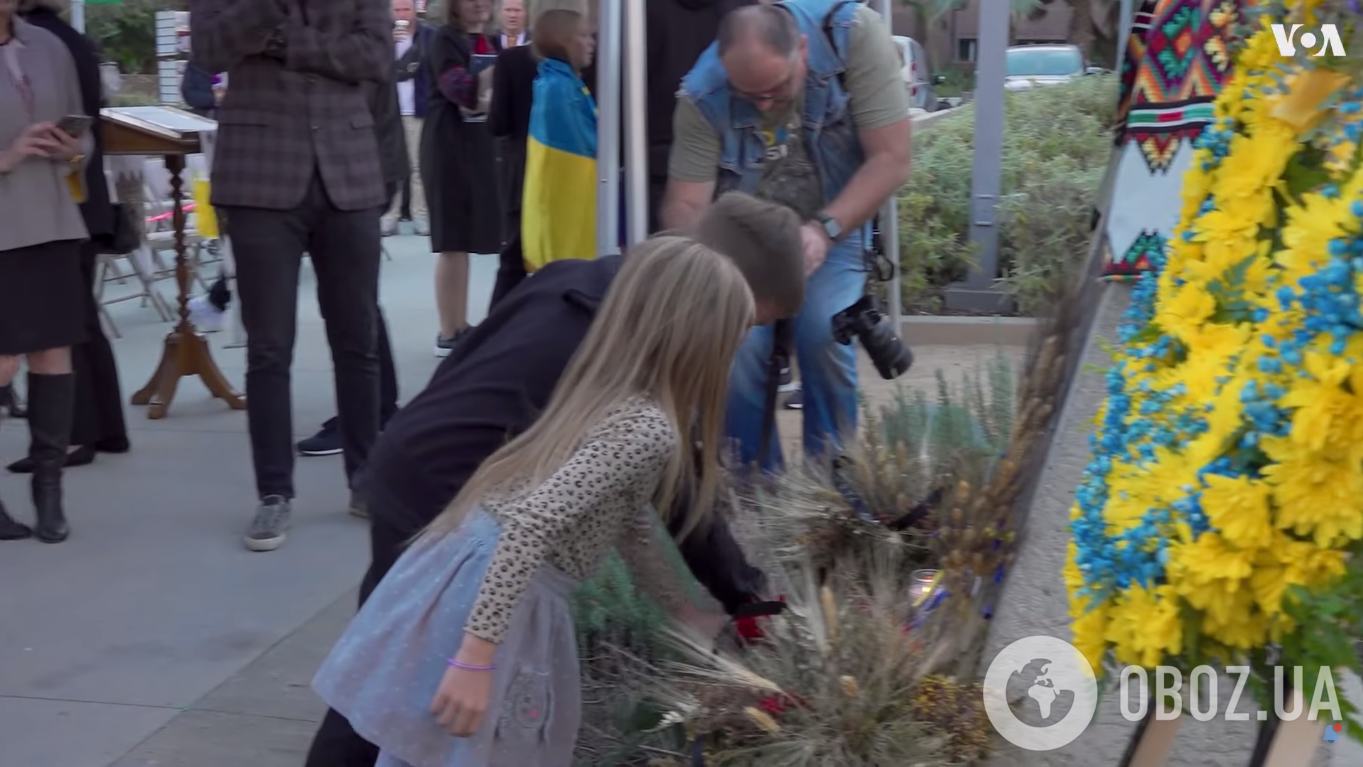 В США почтили память украинцев, умерших из-за искусственно созданного голода