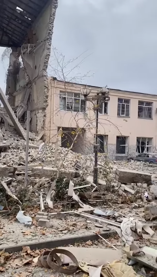 В Херсоне взрыв уничтожил одно из помещений управления Нацполиции: было заминировано оккупантами. Видео