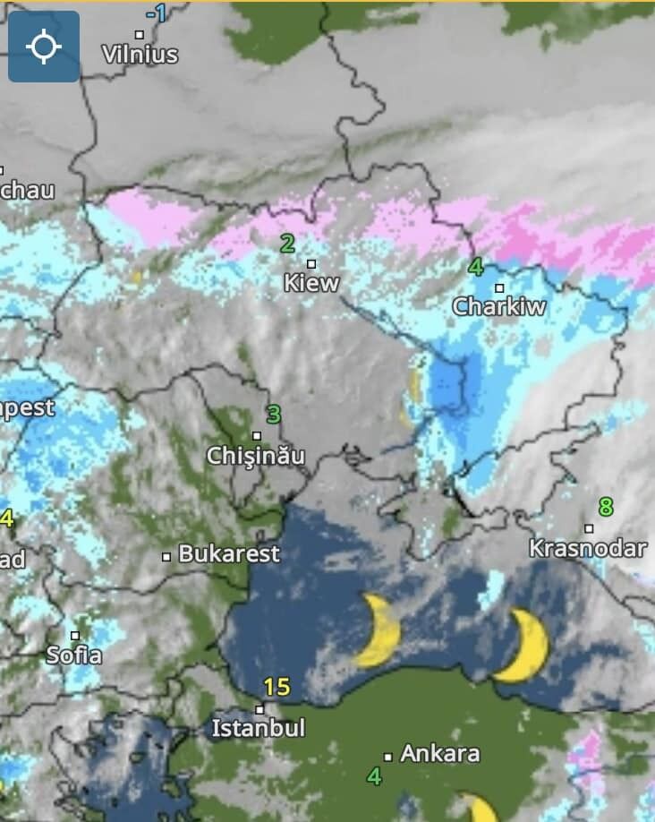 Украину начало засыпать снегом: синоптики предупредили об ухудшении погоды. Карта