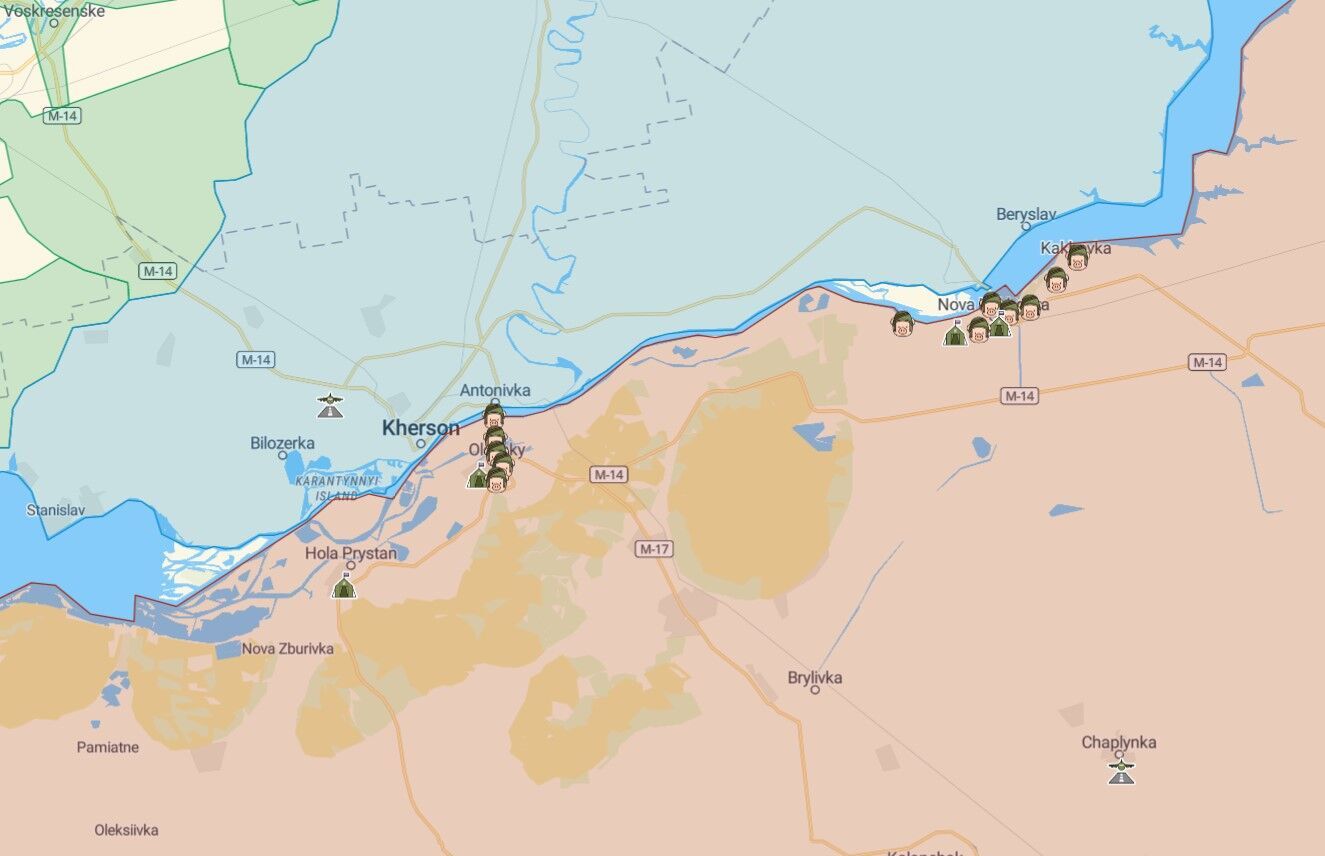 ВСУ вышли на рубеж по правому берегу Днепра: освобождены 198 населенных пунктов