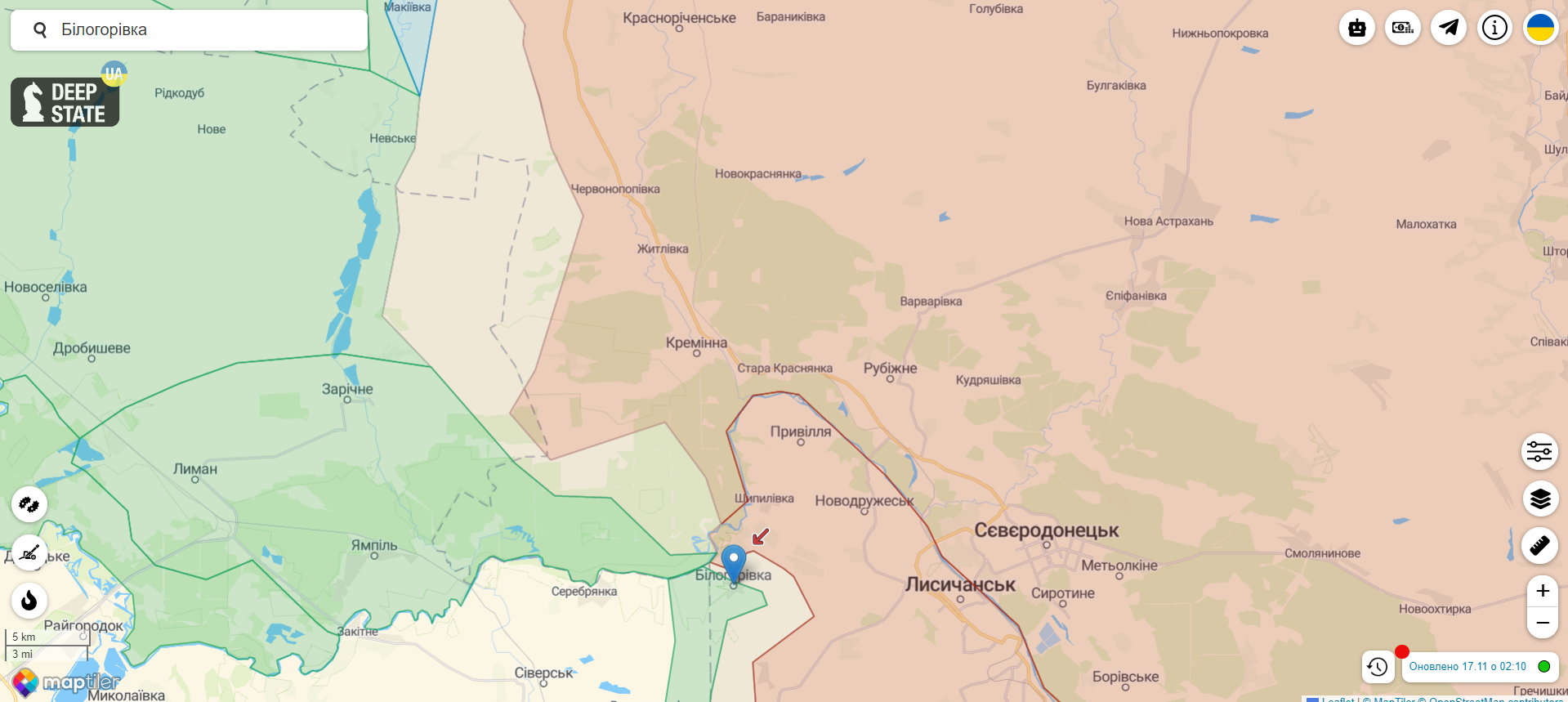 ''ЗСУ потроху посувають ворога'': Гайдай розповів, де на Луганщині точаться запеклі бої