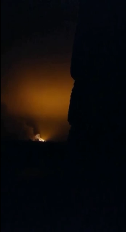 Чаплинка перехоплює естафету в Чорнобаївки: склад із боєприпасами окупантів горів і детонував три години. Відео 