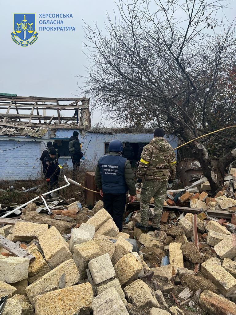 На Херсонщине оккупанты расстреляли семь человек, а затем взорвали их дом: установлены детали преступления. Фото