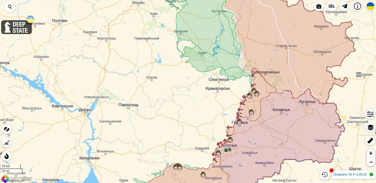 ЗСУ провели ''демілітаризацію'' в Скадовську та Чаплинці, окупанти перекинули на Луганщину війська зі звільненого півдня – Генштаб