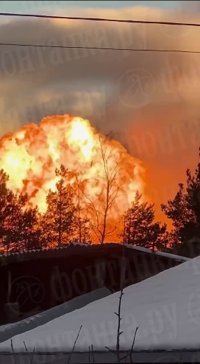 Під Санкт-Петербургом стався потужний вибух на газогоні, піднявся стовп вогню. Відео 