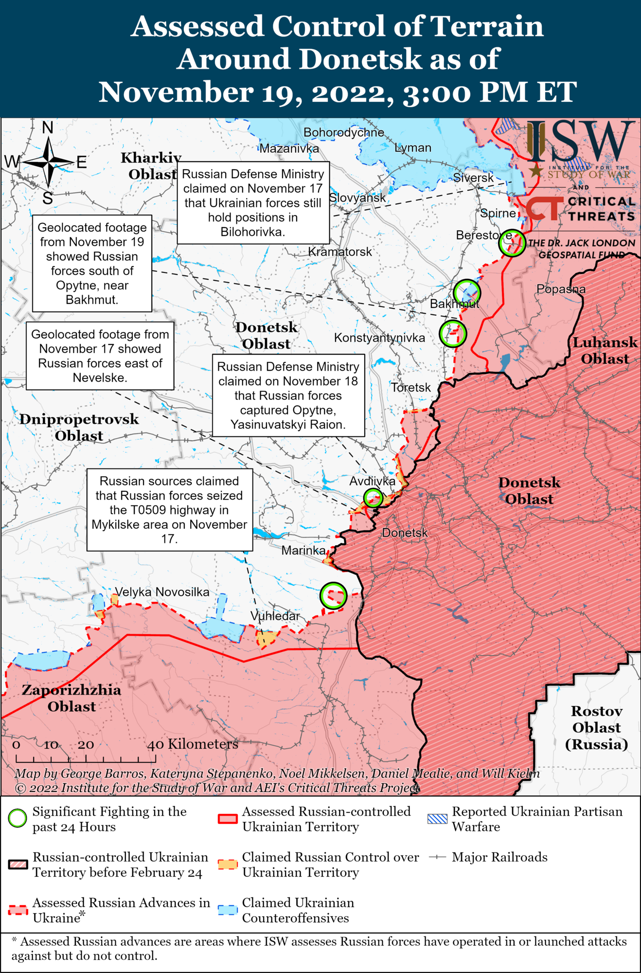 Війська РФ намагаються посилити позиції на окупованих територіях – ISW