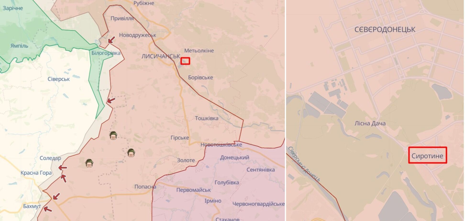 ЗСУ завдали удару по колоні військ РФ у Сиротиному на Луганщині, за добу вражено два пункти управління ворога – Генштаб