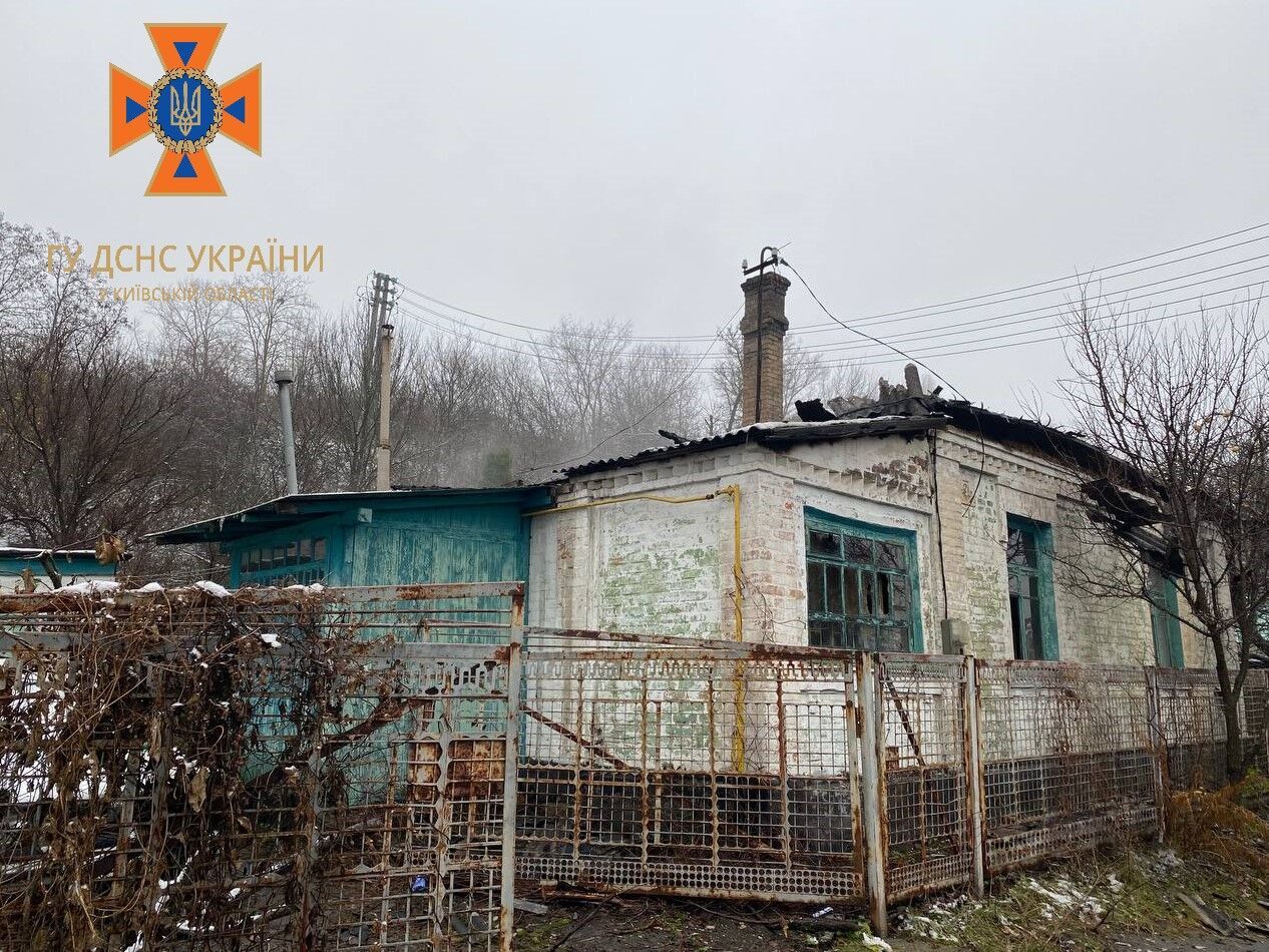 В Киевской области во время пожара в частном доме погиб мужчина