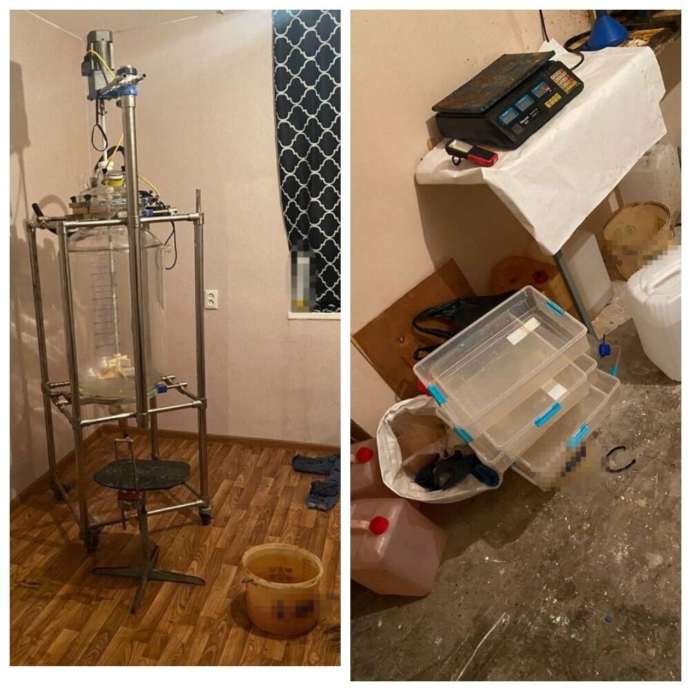 У Києві рецидивіст облаштував вдома нарколабораторію: у нього вилучили 30 кг ''товару''. Фото