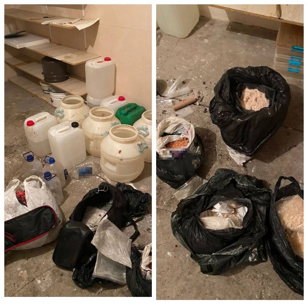В Киеве рецидивист обустроил дома нарколабораторию: у него изъяли 30 кг ''товара''. Фото