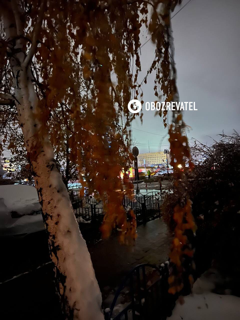 Первое дыхание зимы: фоторепортаж из захваченного в ледяной плен Киева