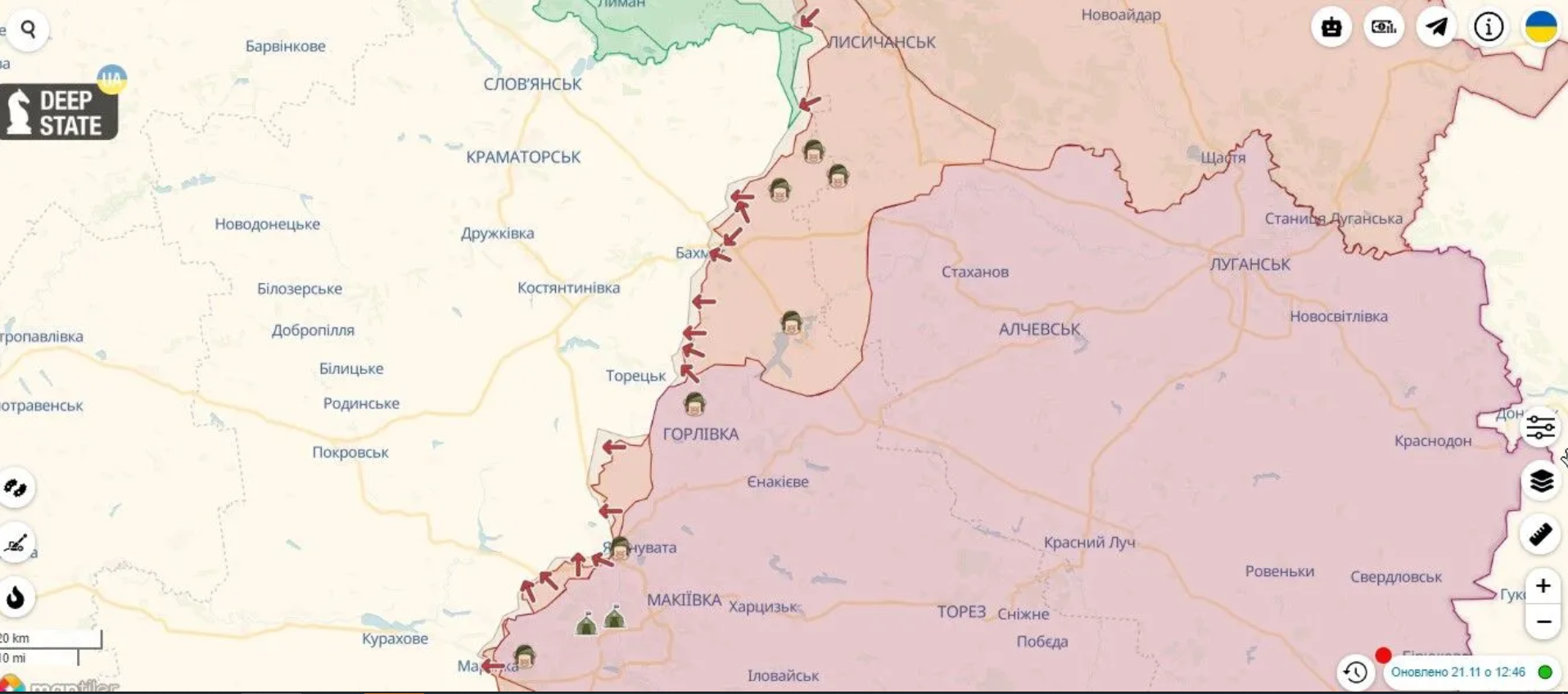 Найгарячіші бої йдуть на Донеччині: в Міноборони розповіли про ситуацію на фронті 