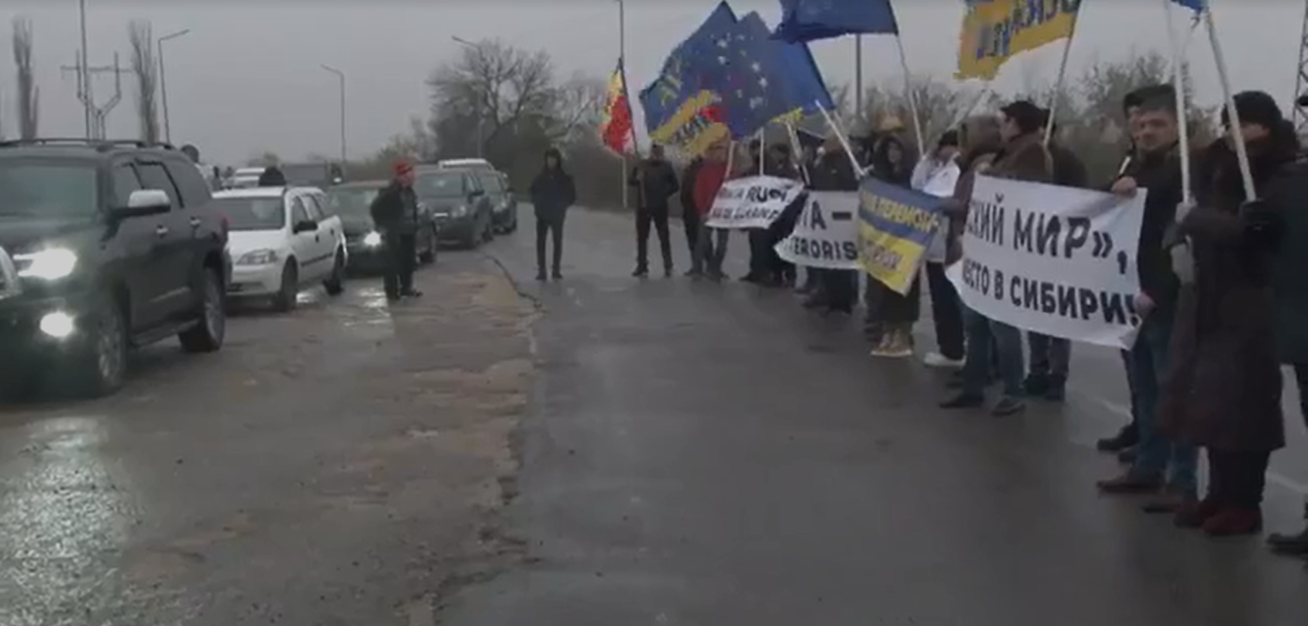 В Молдове провели автопробег в поддержку Украины. Фото