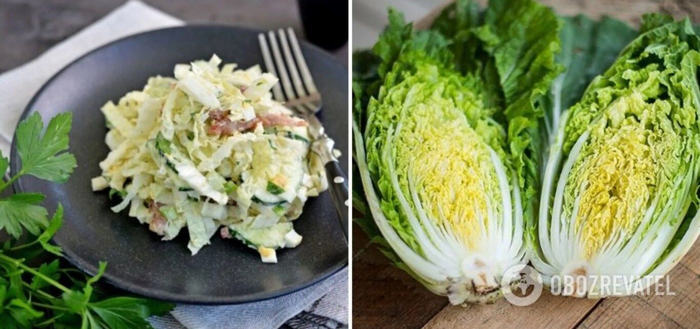 Який салат приготувати з пекінської капусти
