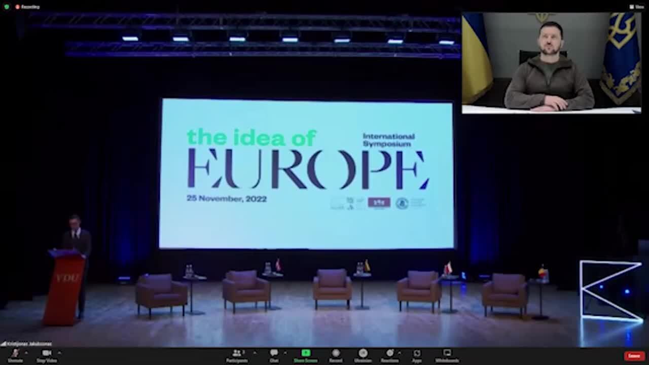 Зеленский: восстановление Украины должно стать для Европы реконструкцией себя, это самый большой проект наших поколений. Видео