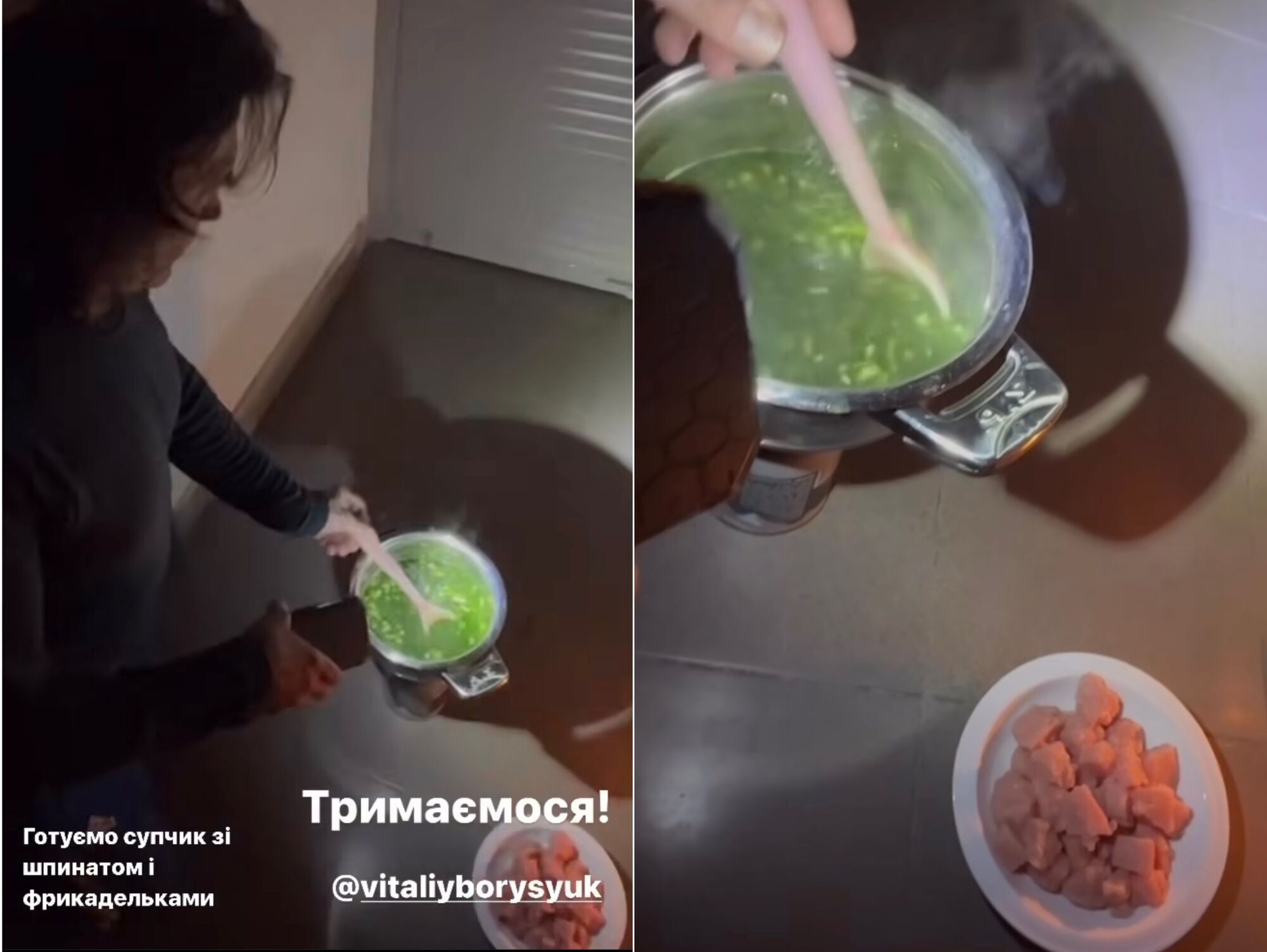 Ольга Сумская показала, как готовила с мужем ужин во время блэкаута. Видео