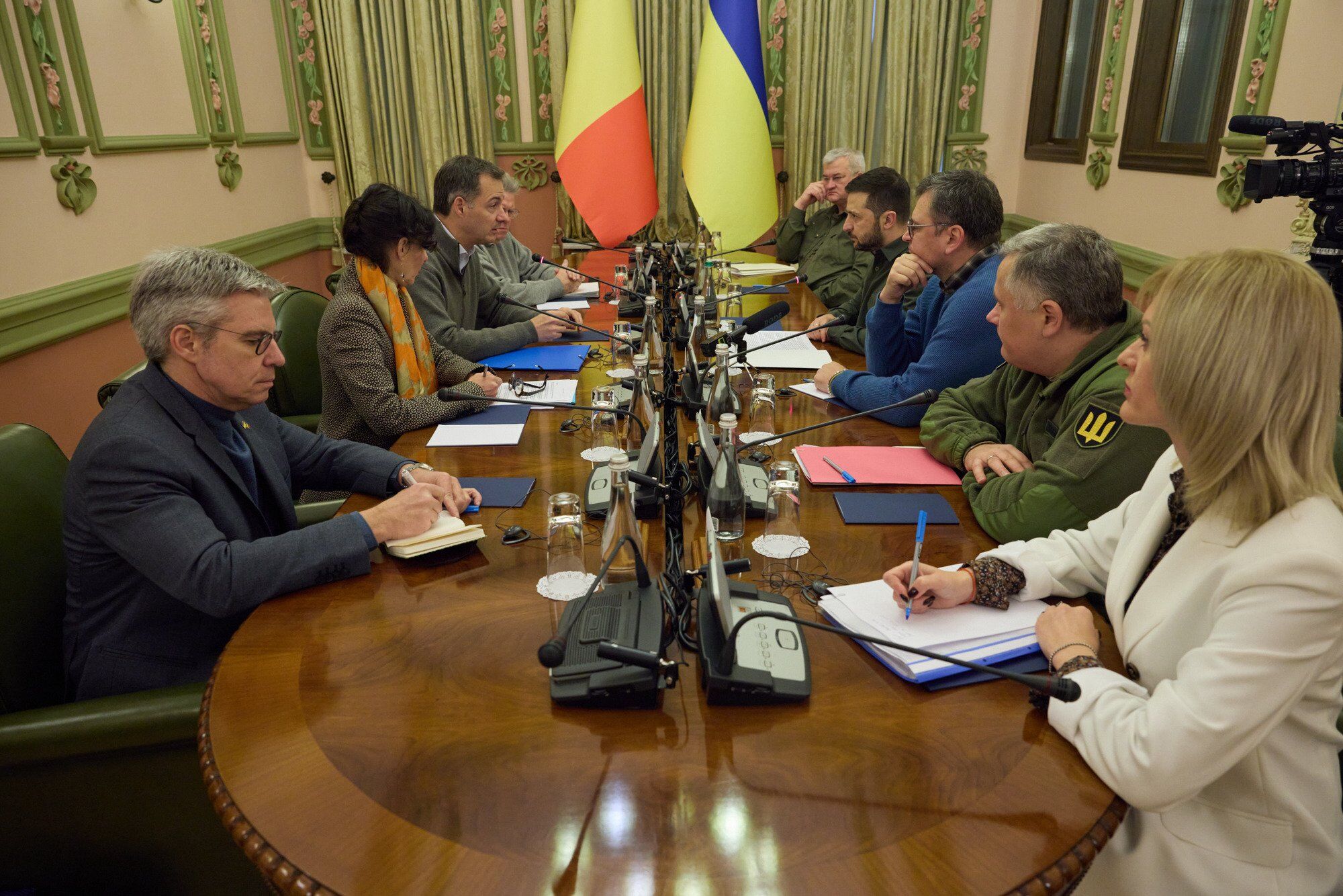 Встреча делегаций Украины и Бельгии