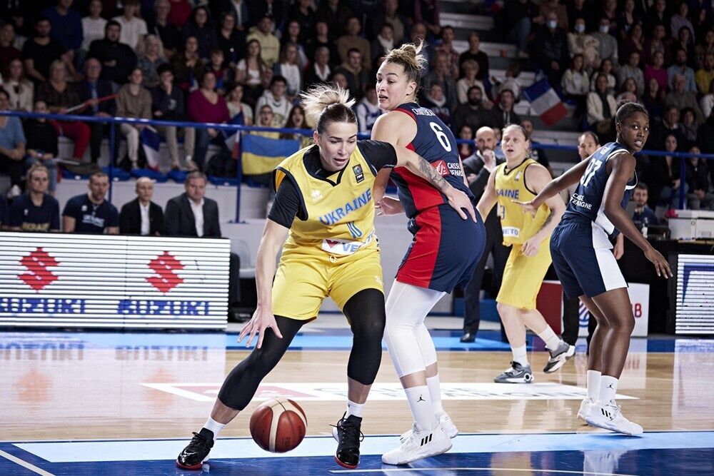 Збірна України програла Франції у кваліфікації жіночого Євробаскету-2023