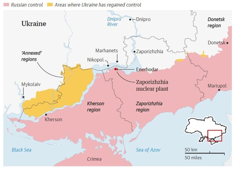 Постійні атаки Росії на українську електромережу загрожуватимуть безпеці АЕС – The Guardian