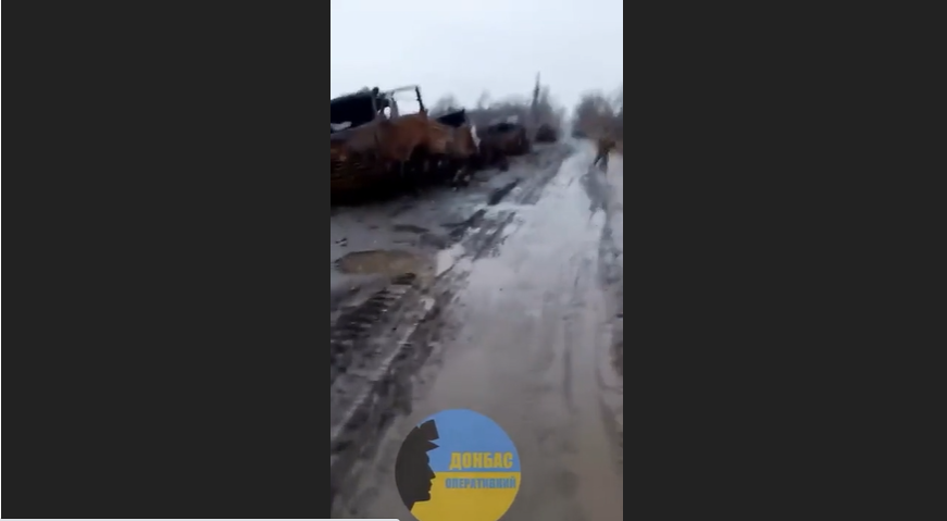 Колона спалена в нуль: українські захисники знищили окупантів, які мали підсилити розбиті підрозділи. Відео