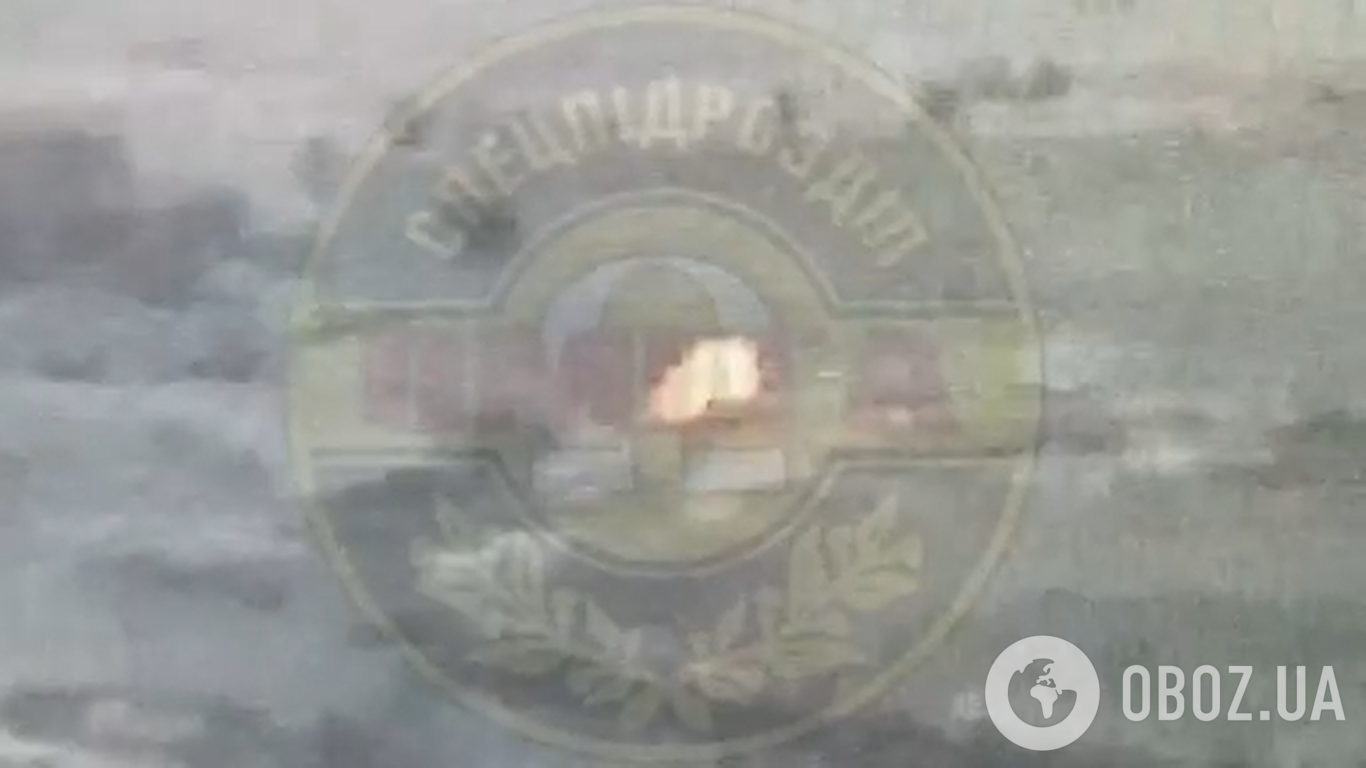 Бойцы спецподразделения ''Омега'' уничтожили российскую БМП