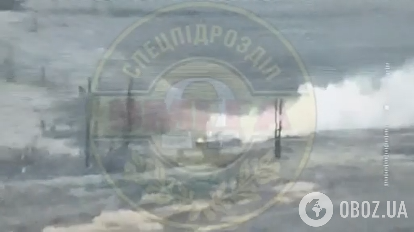 Бійці спецпідрозділу ''Омега'' знищили російську БМП