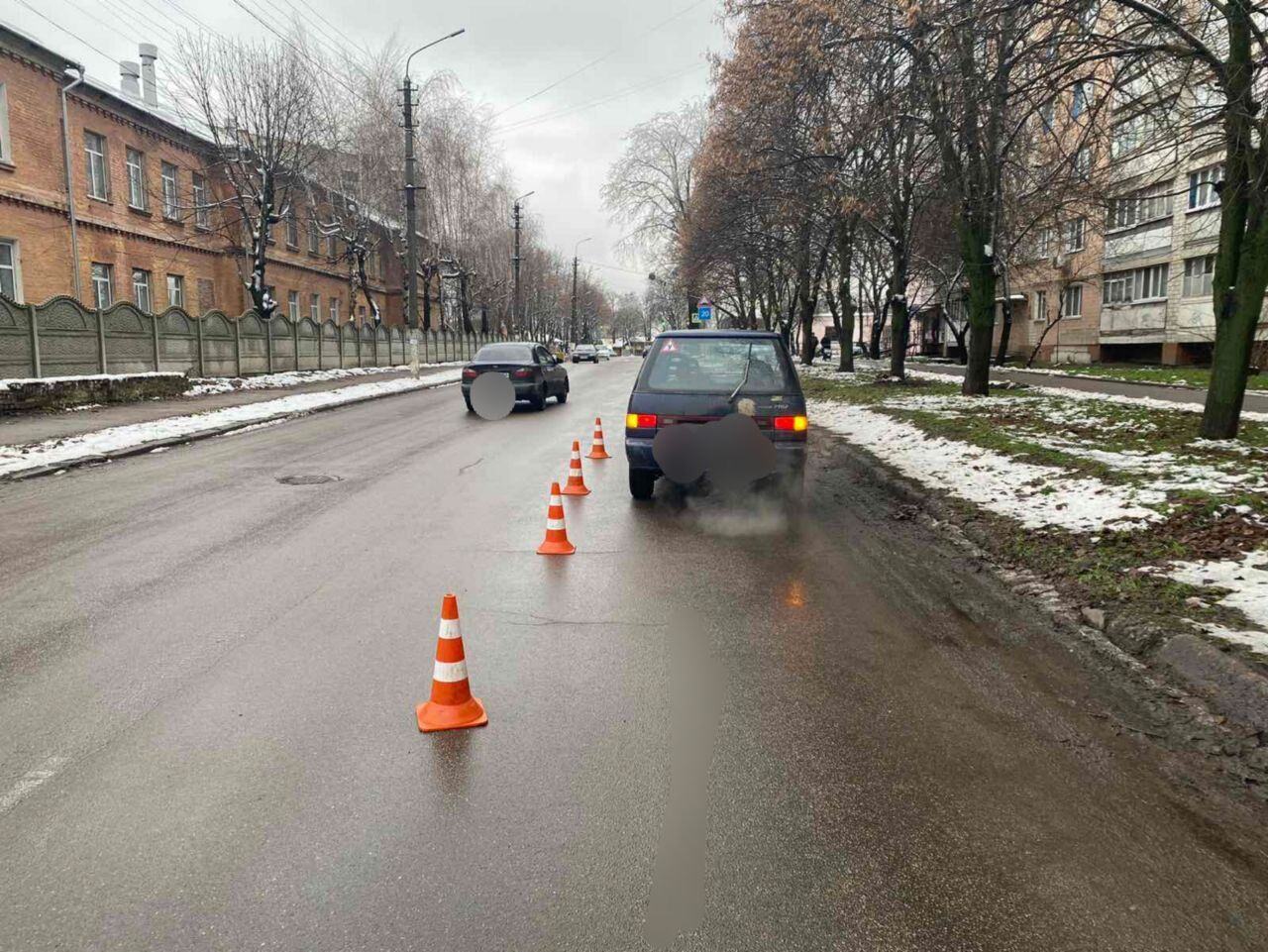 На Київщині легковик збив пішохода-порушника. Фото