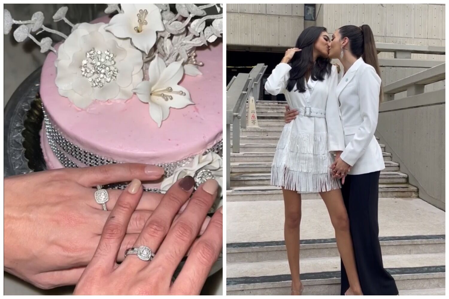 Мисс Аргентина и Мисс Пуэрто-Рико тайно поженились. Видео двух невест