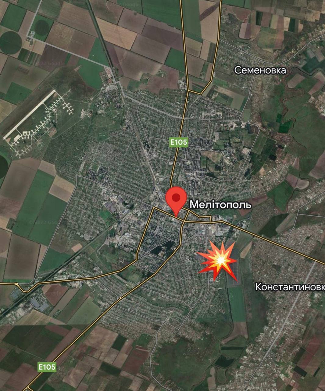 "Уламки розліталися на два квартали": ЗСУ завдали потужного удару по окупантах у Мелітополі, спливли деталі. Фото