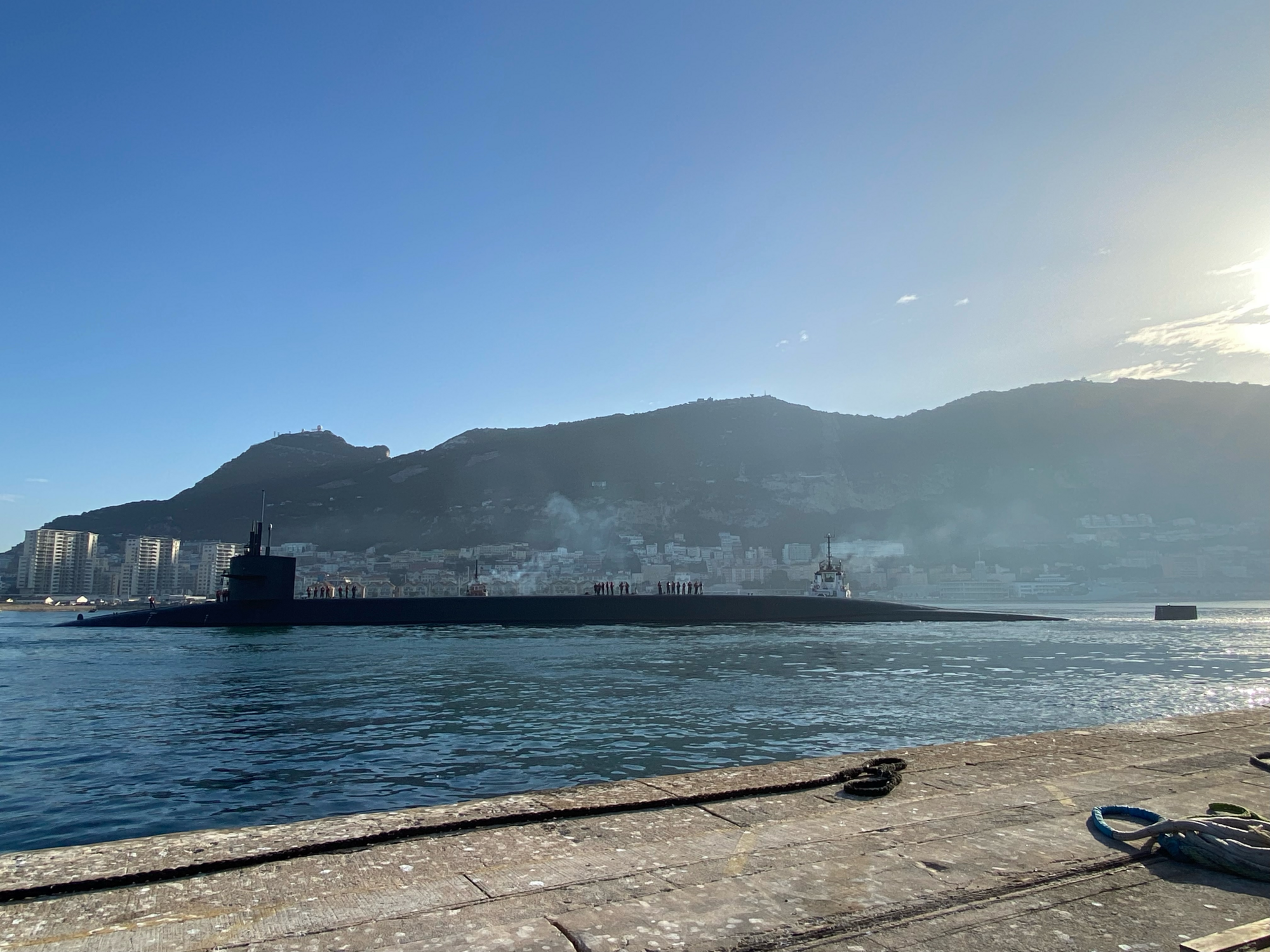"Послання" для Путіна: в Середземне море зайшов атомний підводний човен USS Rhode Island із ракетами Trident. Фото та відео 