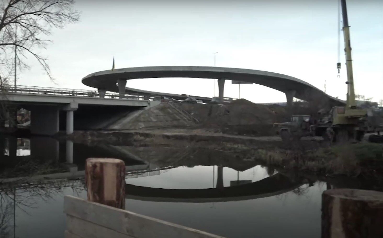 На Київщині відремонтували міст, пошкоджений під час боїв з окупантами. Фото та відео