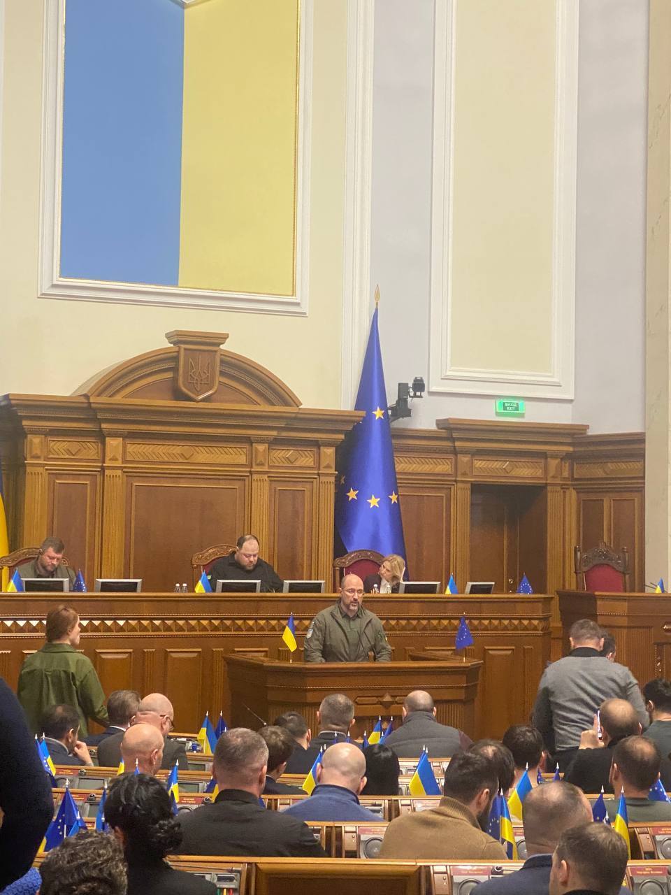 На засідання Ради прийшов прем'єр Денис Шмигаль