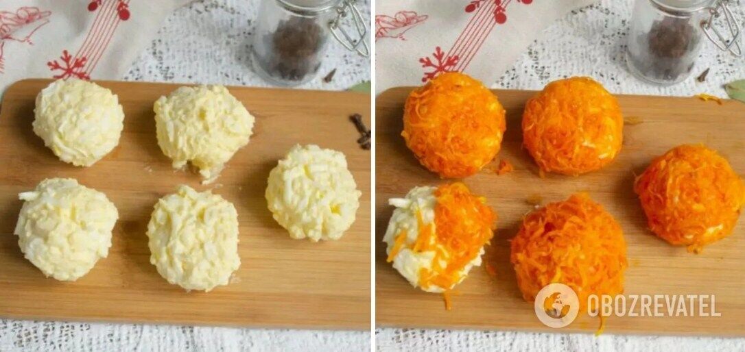 Салат ''Мандаринки'' без куриного филе
