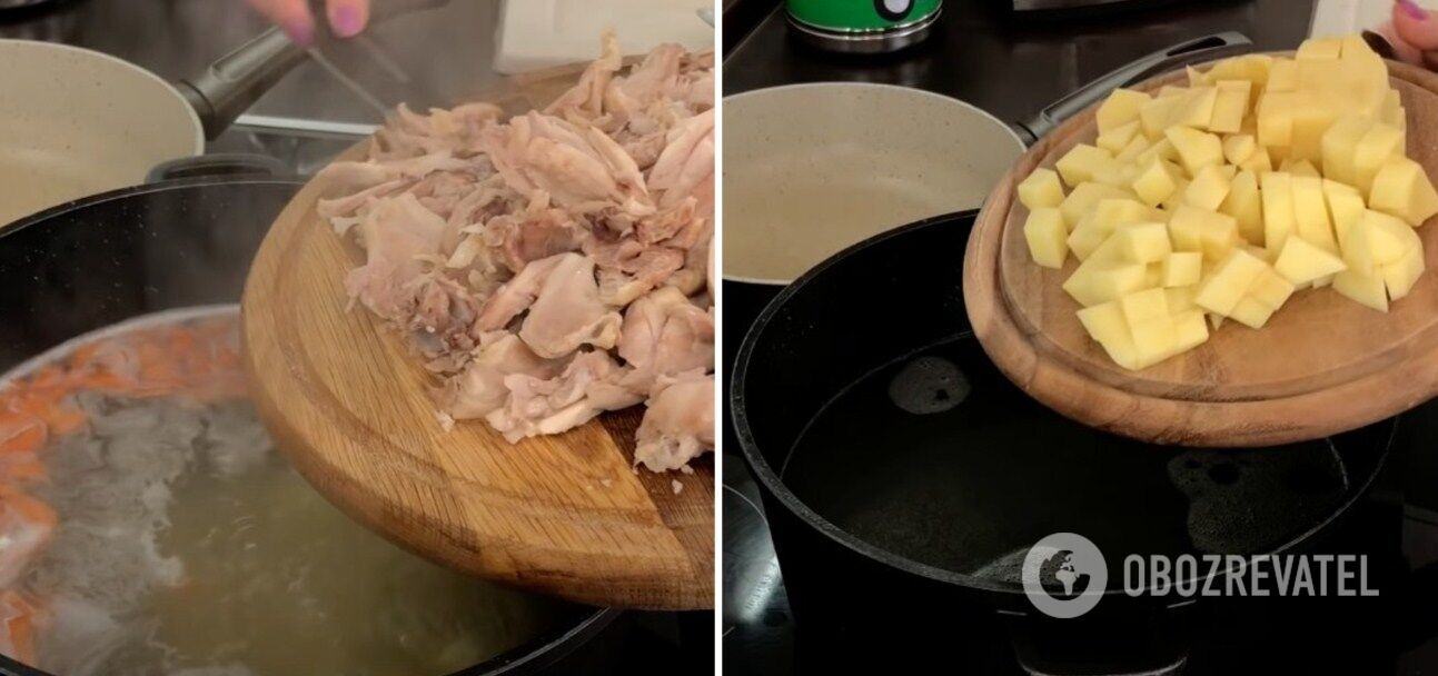 Как приготовить домашний куриный суп