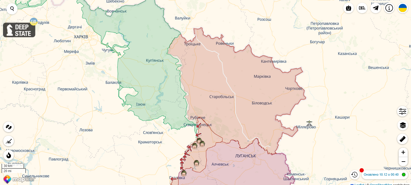 ВСУ в нескольких километрах от Кременной: Гайдай дал прогноз по деоккупации Луганской области