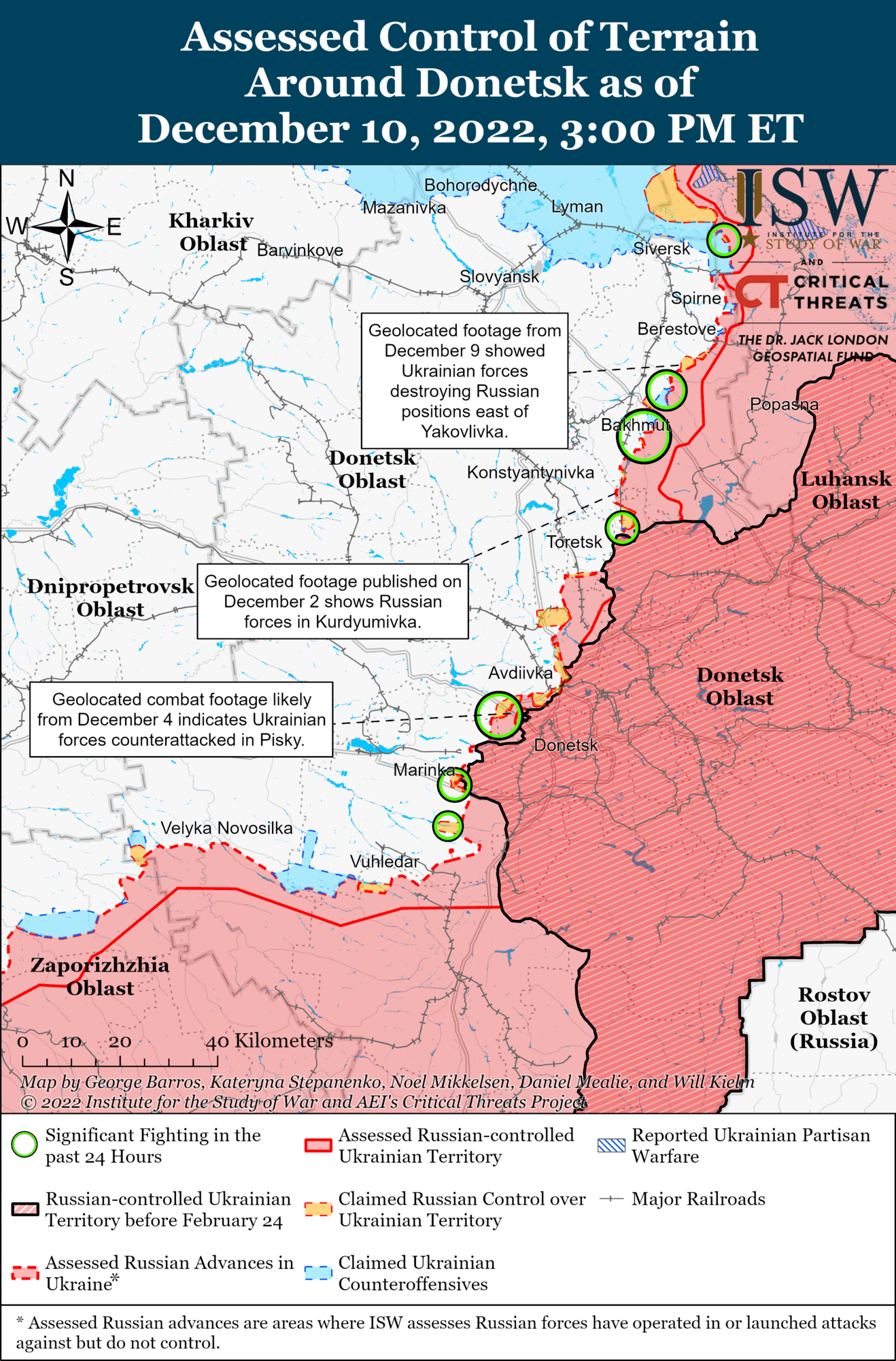 Путін ризикує втратити підтримку "Л/ДНР" через невдачі військ РФ на Донбасі – ISW