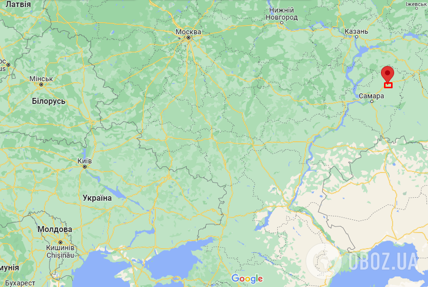 Сірноводськ на карті