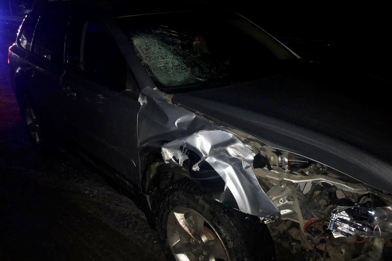 На Київщині легковик збив пішохода, який перебував на проїжджій частині дороги. Фото