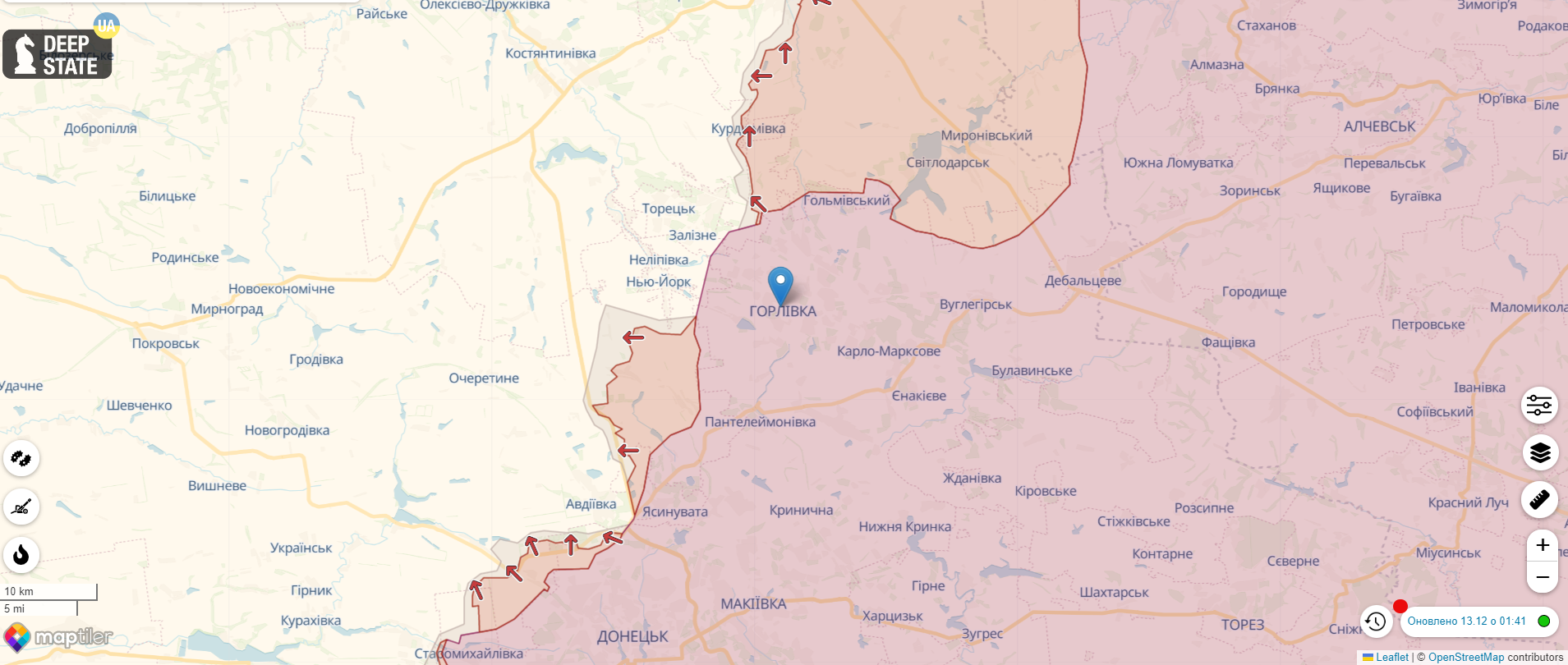 Помогло подполье: ВСУ устроили ''бавовну'' оккупантам в Горловке, уничтожено более 100 захватчиков
