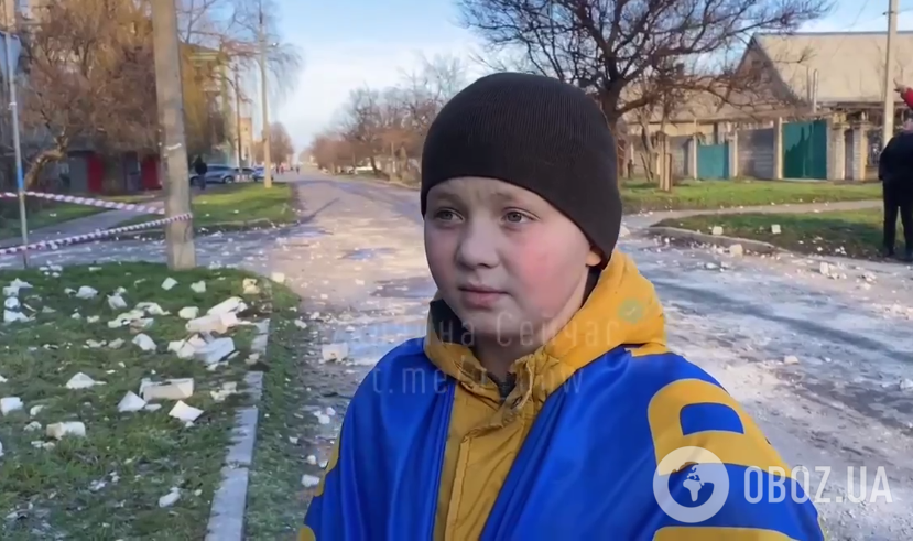 ''Мені не можна матюкатися, але я скажу'': 11-річний хлопчик з Херсона про новий обстріл окупантами міста. Відео