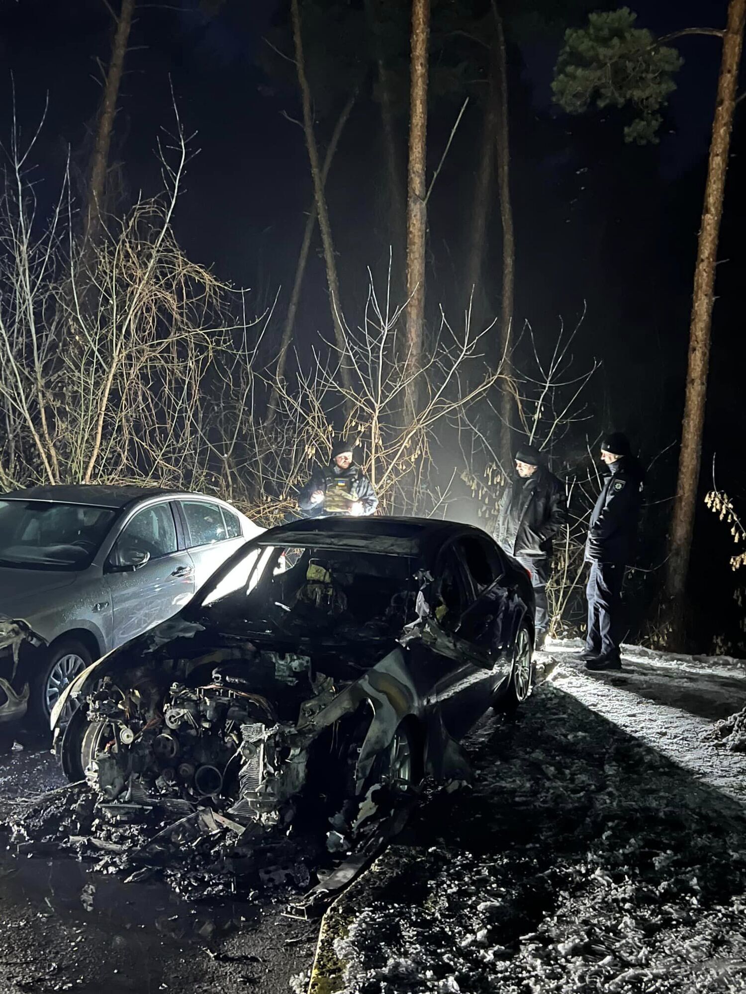 В Киевской области сожгли авто депутатке и волонтерке. Фото