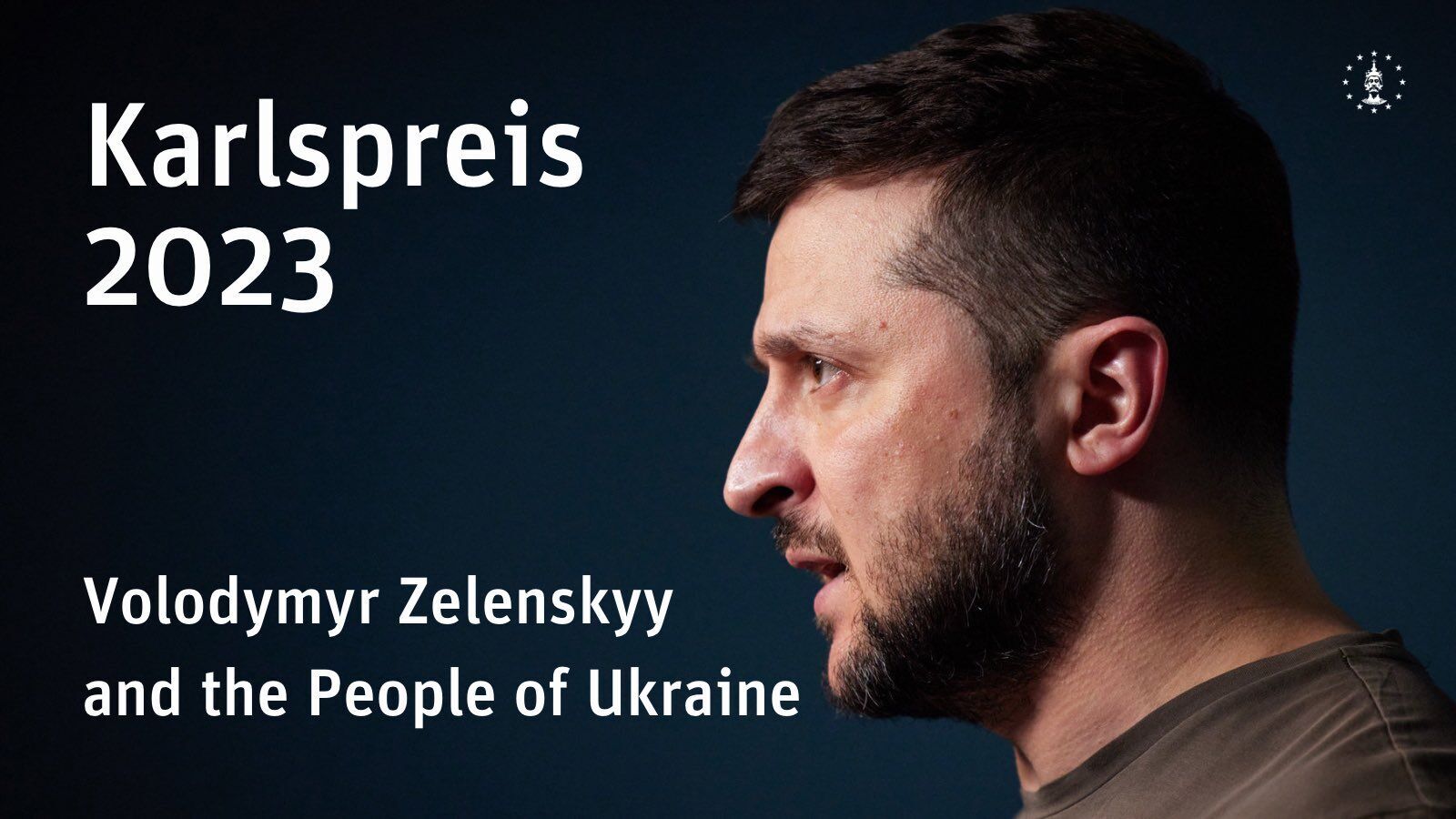 Зеленський і народ України отримали Премію Карла Великого, яку вручають за внесок в об’єднання Європи