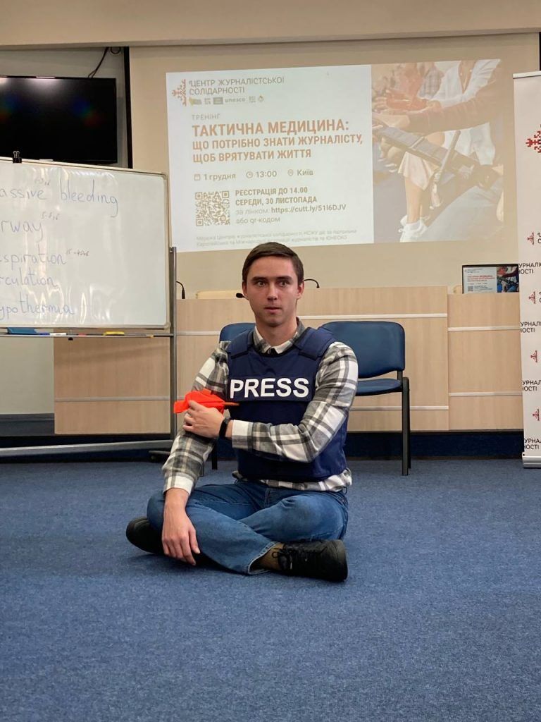 У Києві відбувся тренінг з тактичної медицини для журналістів
