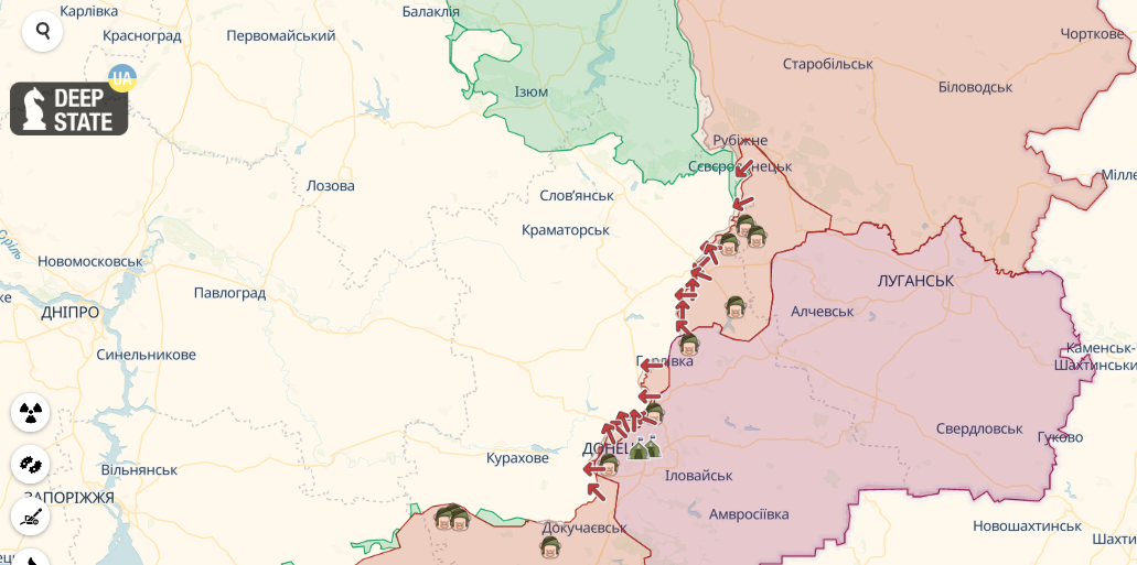 ЗСУ вдарили по аеродрому загарбників у Херсонській області, війська РФ намагалися штурмувати в районі Бахмута та Авдіївки – Генштаб