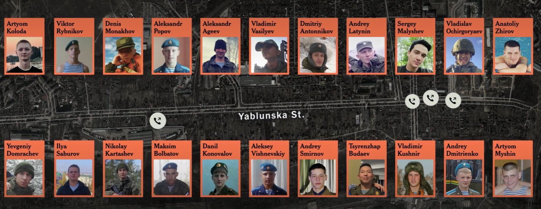 Журналісти ідентифікували 22 окупантів, причетних до вбивств українців у Бучі. Фото і відео
