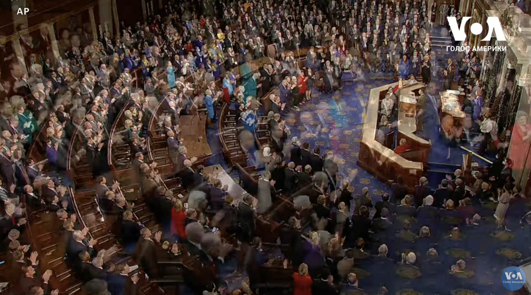 Зал 21 раз аплодировал стоя: Зеленский выступил в Конгрессе США и призвал союзников усилить поддержку Украины. Видео